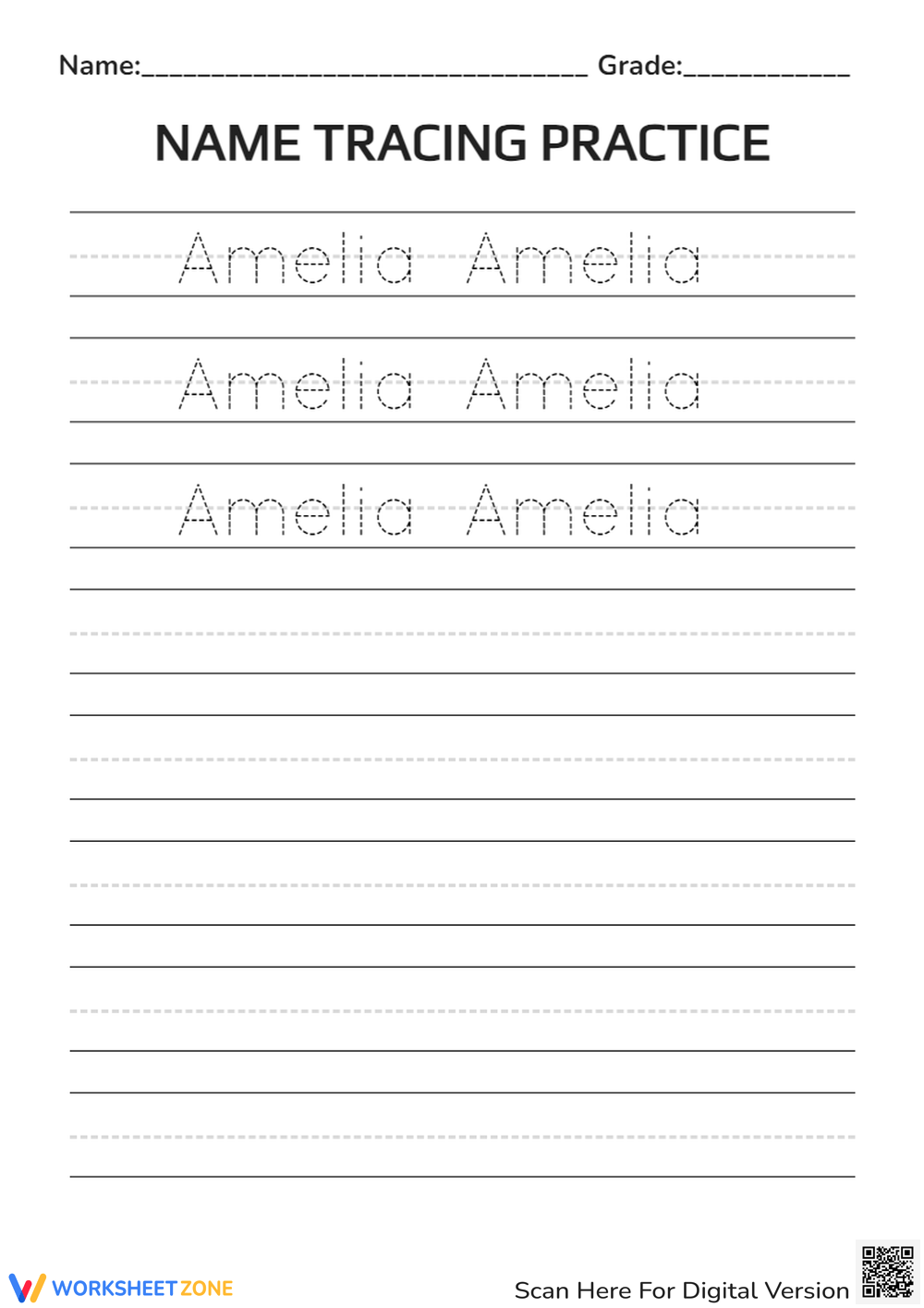 Kindergarten Name Tracing Worksheets Printable Kindergarten Name Tracing Worksheets Printable