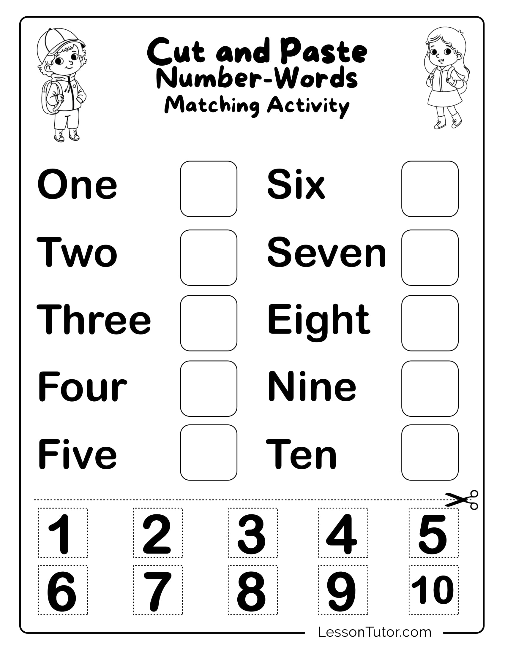 Kindergarten Numbers In Words 1 30 Worksheets Free Coloring Pages PDF Printables And Worksheets Lesson Tutor
