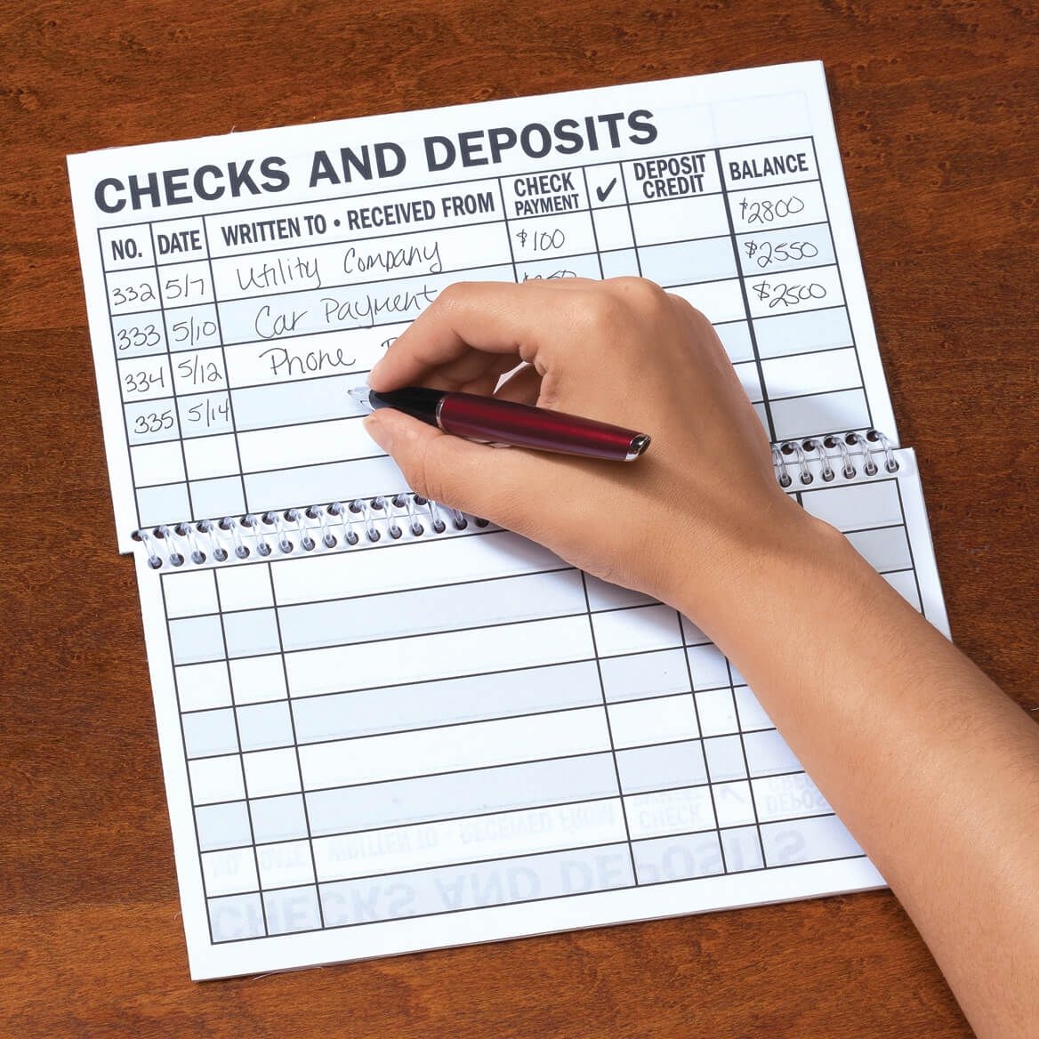 Large Print Checkbook Register Enlarged Check Register Large Print Checkbook Register Enlarged Check Register