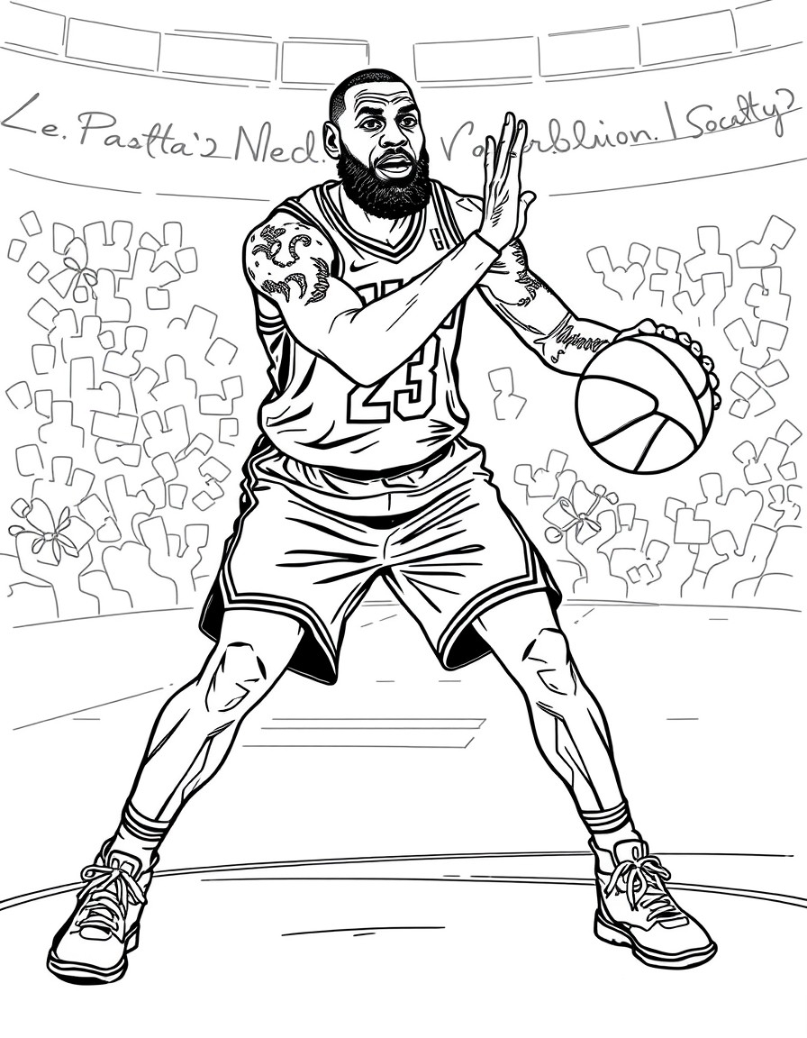 Lebron James Coloring Pages Cool Coloring Pages