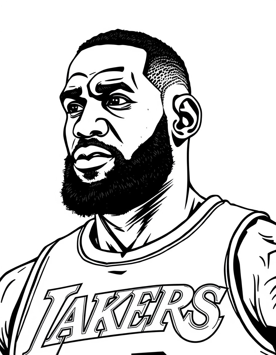 Lebron James Coloring Pages Cool Coloring Pages