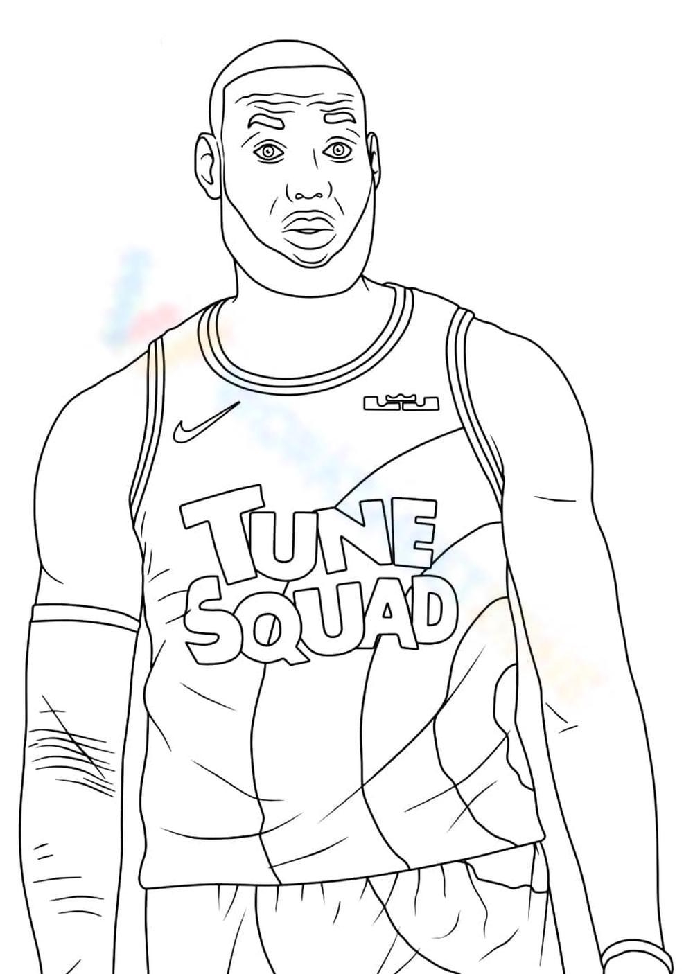Lebron James Coloring Pages Online And Printables 