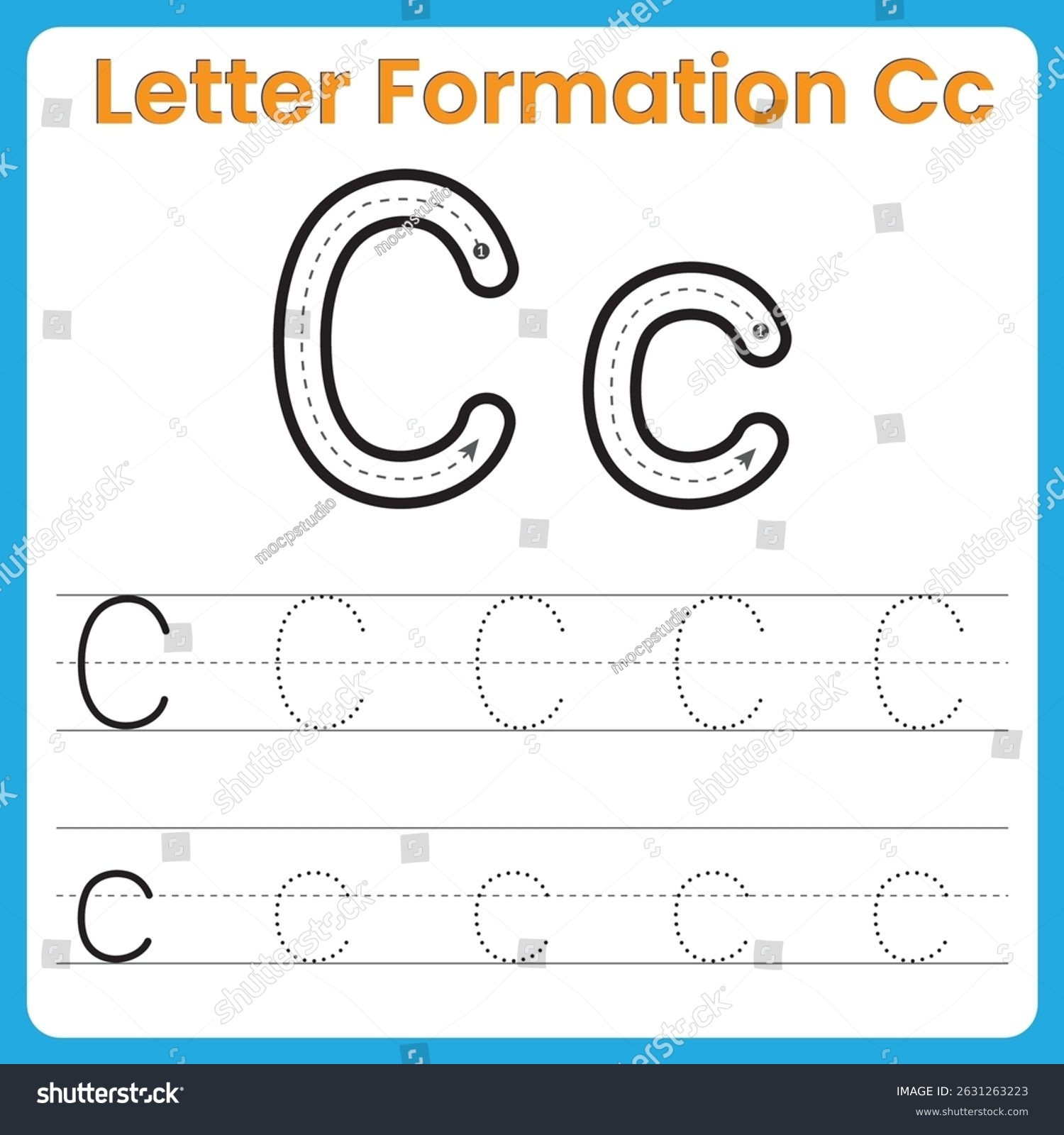 c letter tracing