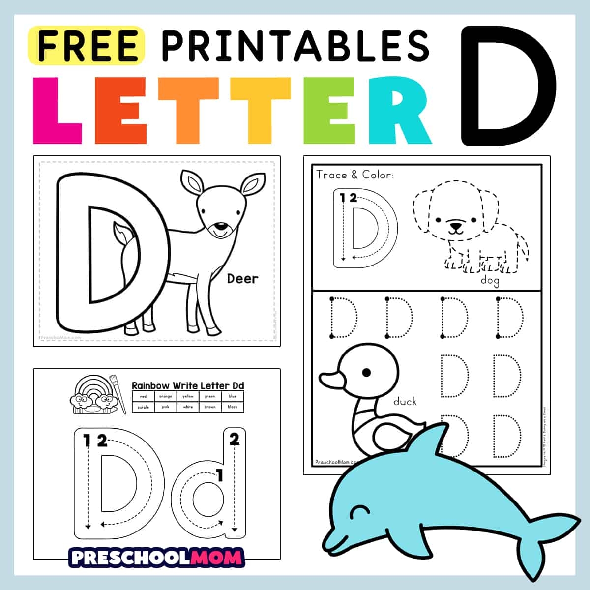 worksheets for letter d worksheets for letter d