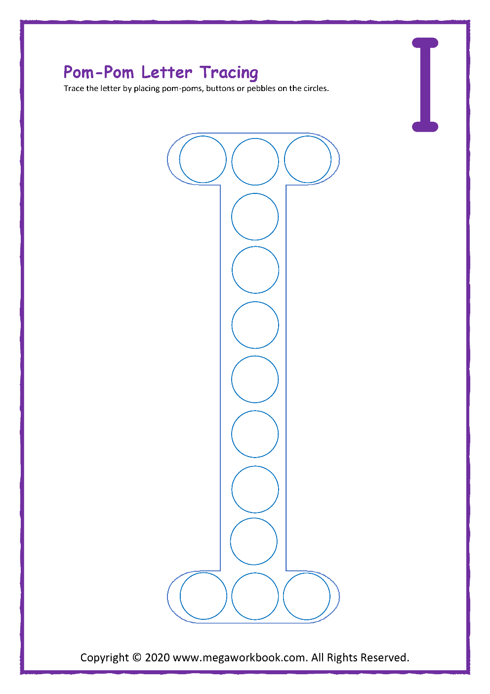 letter i worksheets for preschoolers