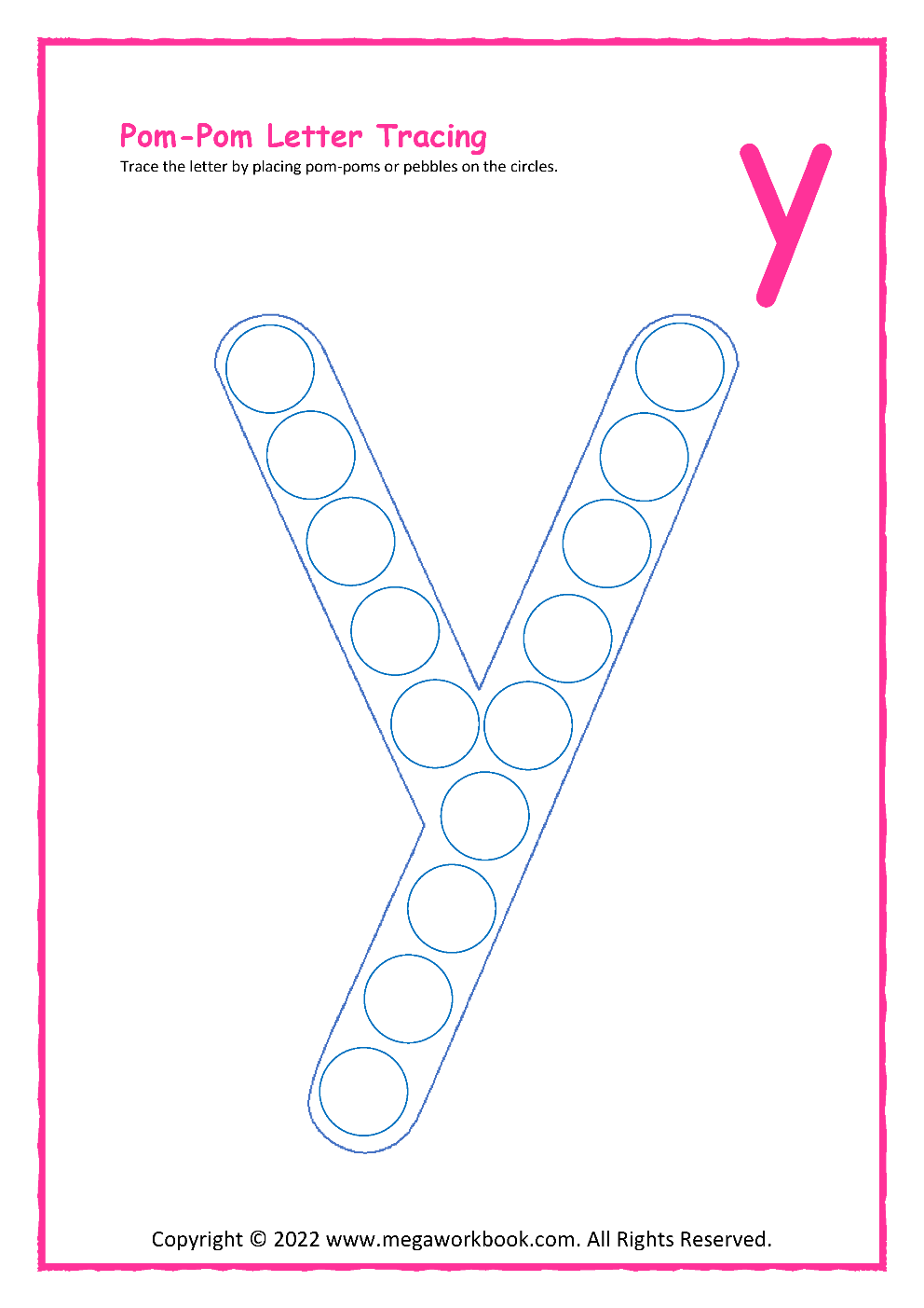 letter y worksheets for preschoolers