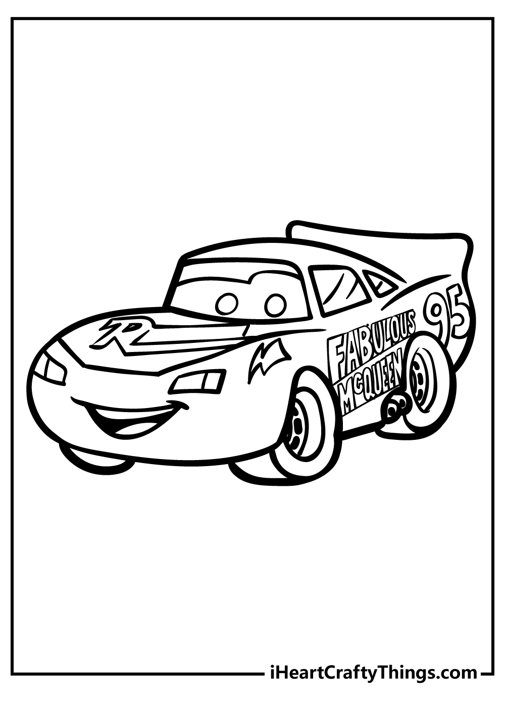cars 3 lightning mcqueen coloring pages