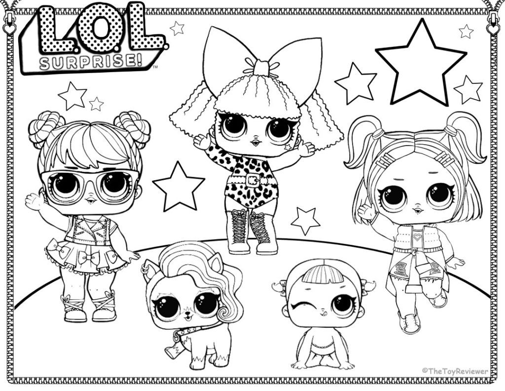 Lol Surprise Dolls Free Printable Coloring Pages Doll Coloring Pages Printable Lol Surprise Dolls Free Printable