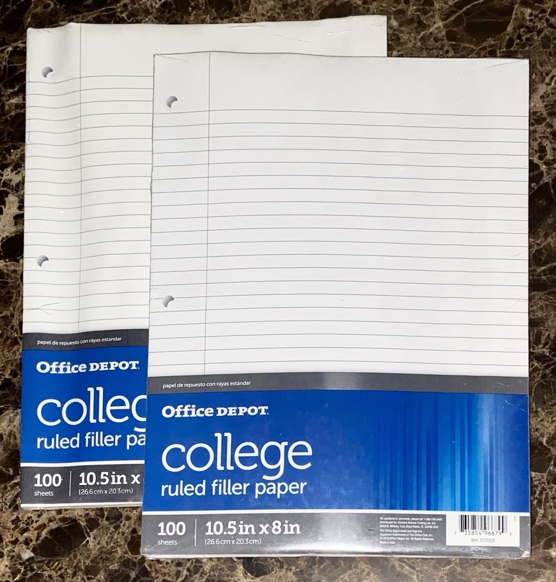 Loose Leaf Filler Paper College Ruled 200 Sheets 3 Hole Punched Binder 2 Pk USA EBay Loose Leaf Filler Paper College Ruled 200 Sheets 3 Hole Punched Binder 2 Pk USA EBay