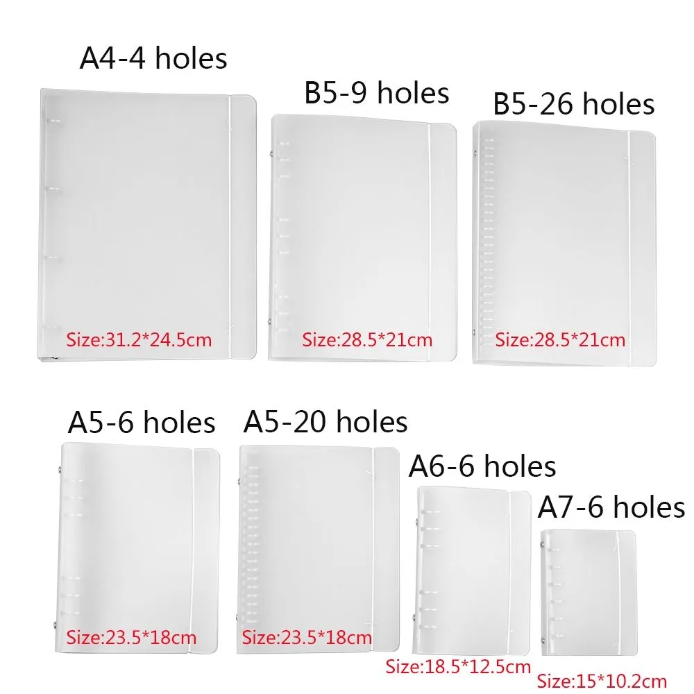 Loose Leaf Notebook Binder For A4 B5 A5 A6 A7 Paper Sizes Matte Transparent Shell From Dhgate Notepads Price 6 89 Loose Leaf Notebook Binder For A4 B5 A5 A6 A7 Paper Sizes Matte Transparent Shell From Dhgate Notepads Price 6 89