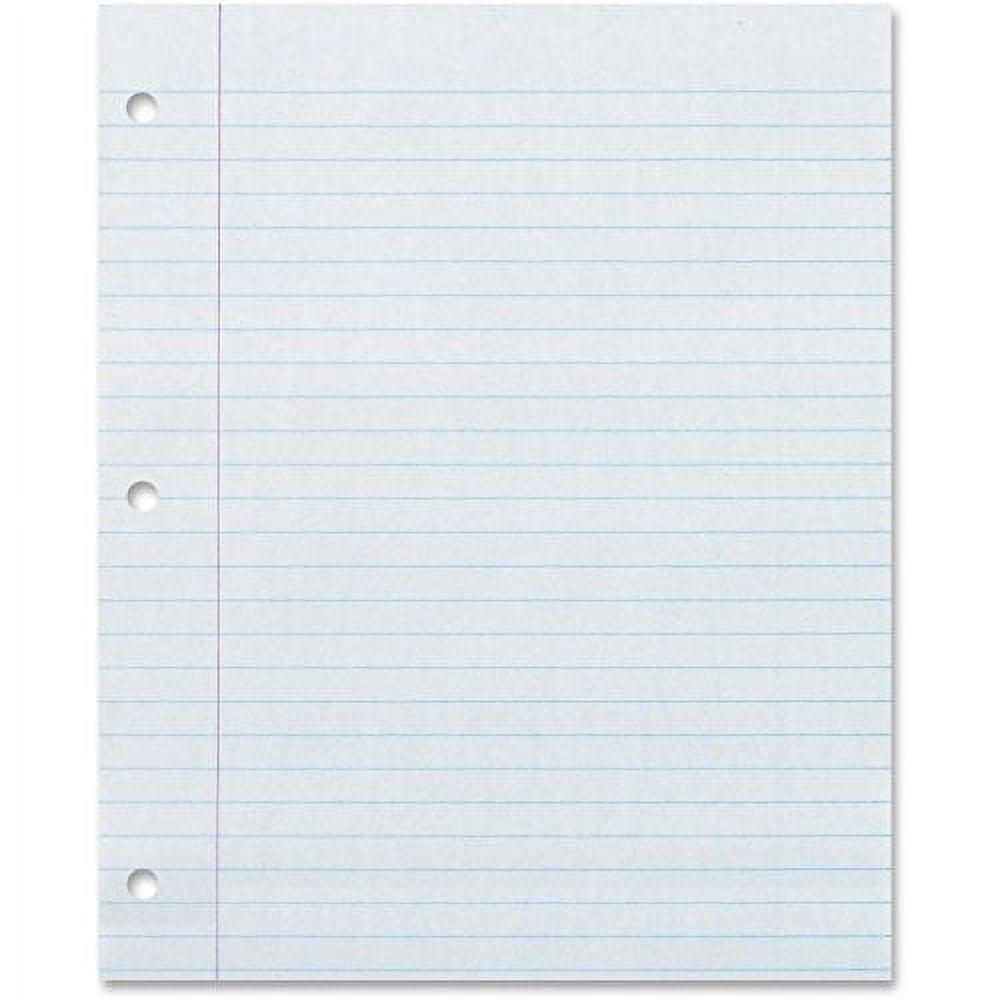 Loose Leaf Paper On 24lb Printed Double Sided With 3 Hole Punch 100 Sheets Per Pack Walmart Loose Leaf Paper On 24lb Printed Double Sided With 3 Hole Punch 100 Sheets Per Pack Walmart
