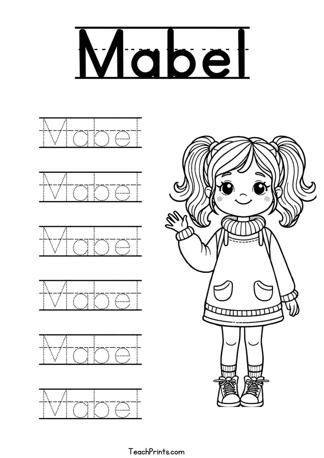 M Name Tracing Worksheets 81 Names Free Printable Teach Prints