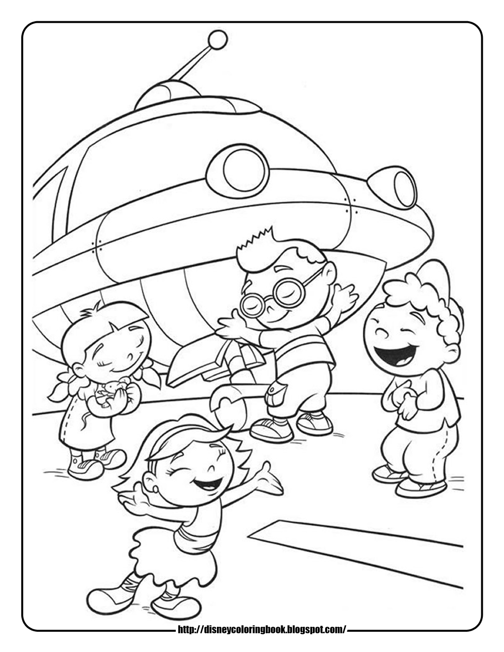 little einsteins pictures to color
