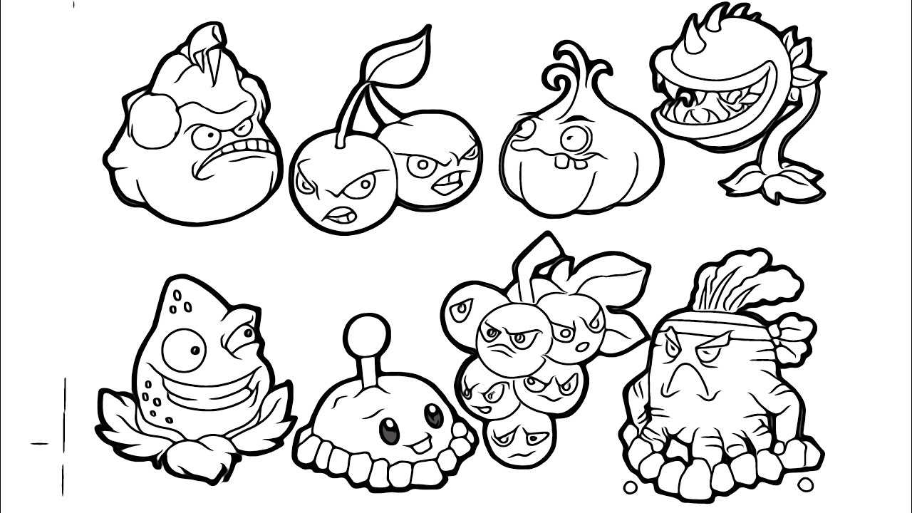 Magical Coloring Box Plants And Zombie Coloringpages YouTube