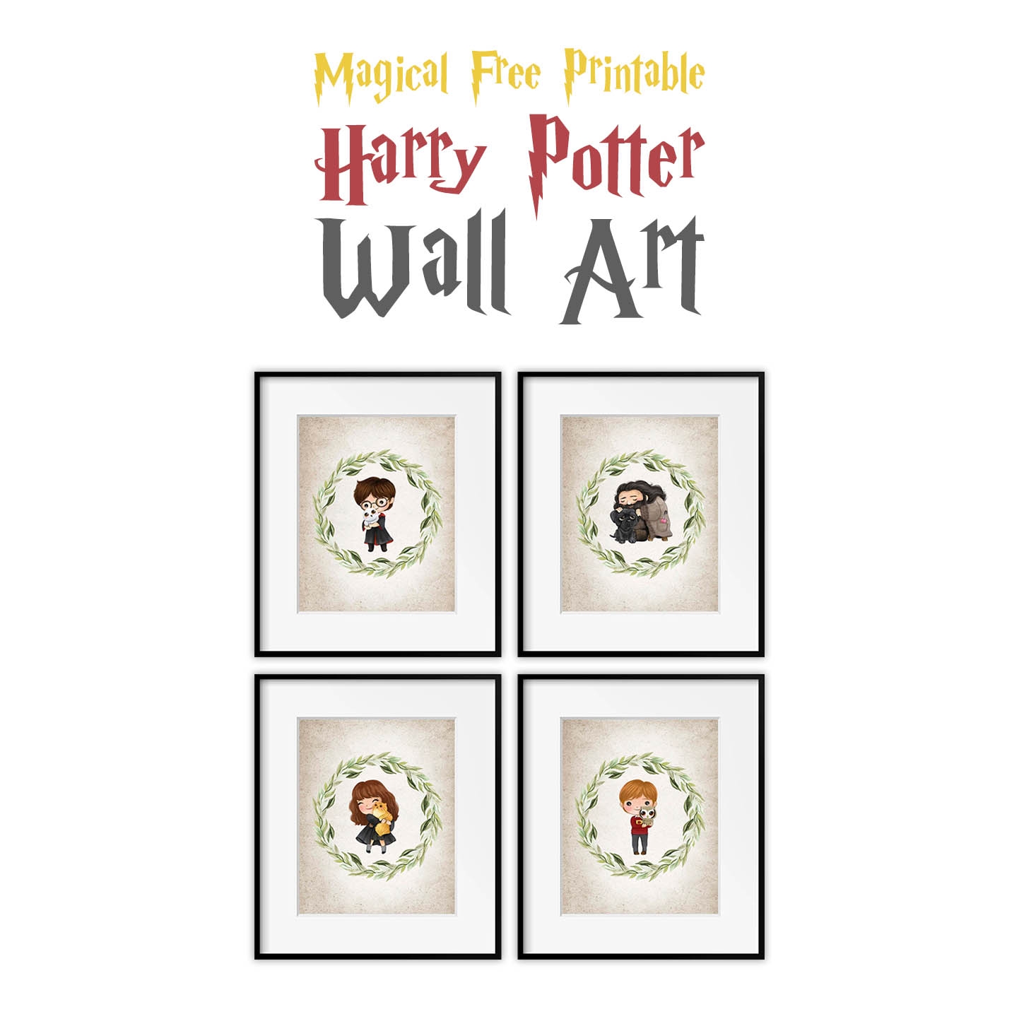 harry potter free printables
