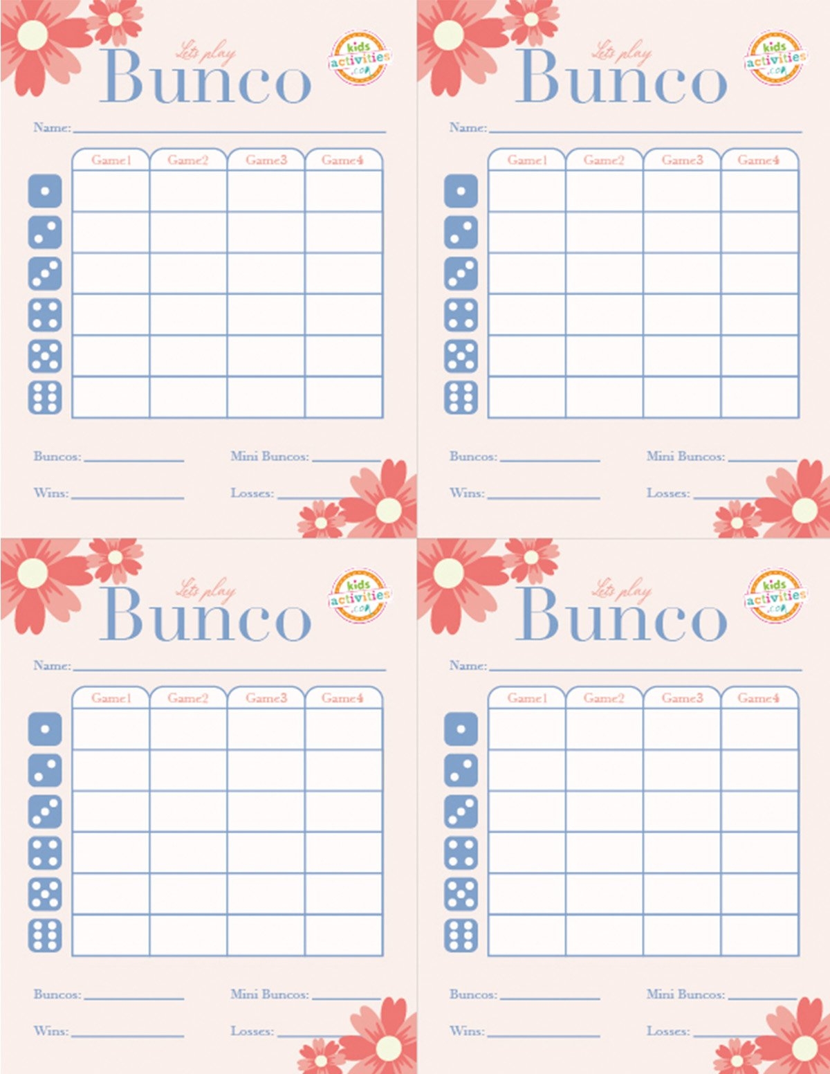 Make A Bunco Party Box With Free Printable Bunco Score Sheets Kids Activities Blog Make A Bunco Party Box With Free Printable Bunco Score Sheets Kids Activities Blog