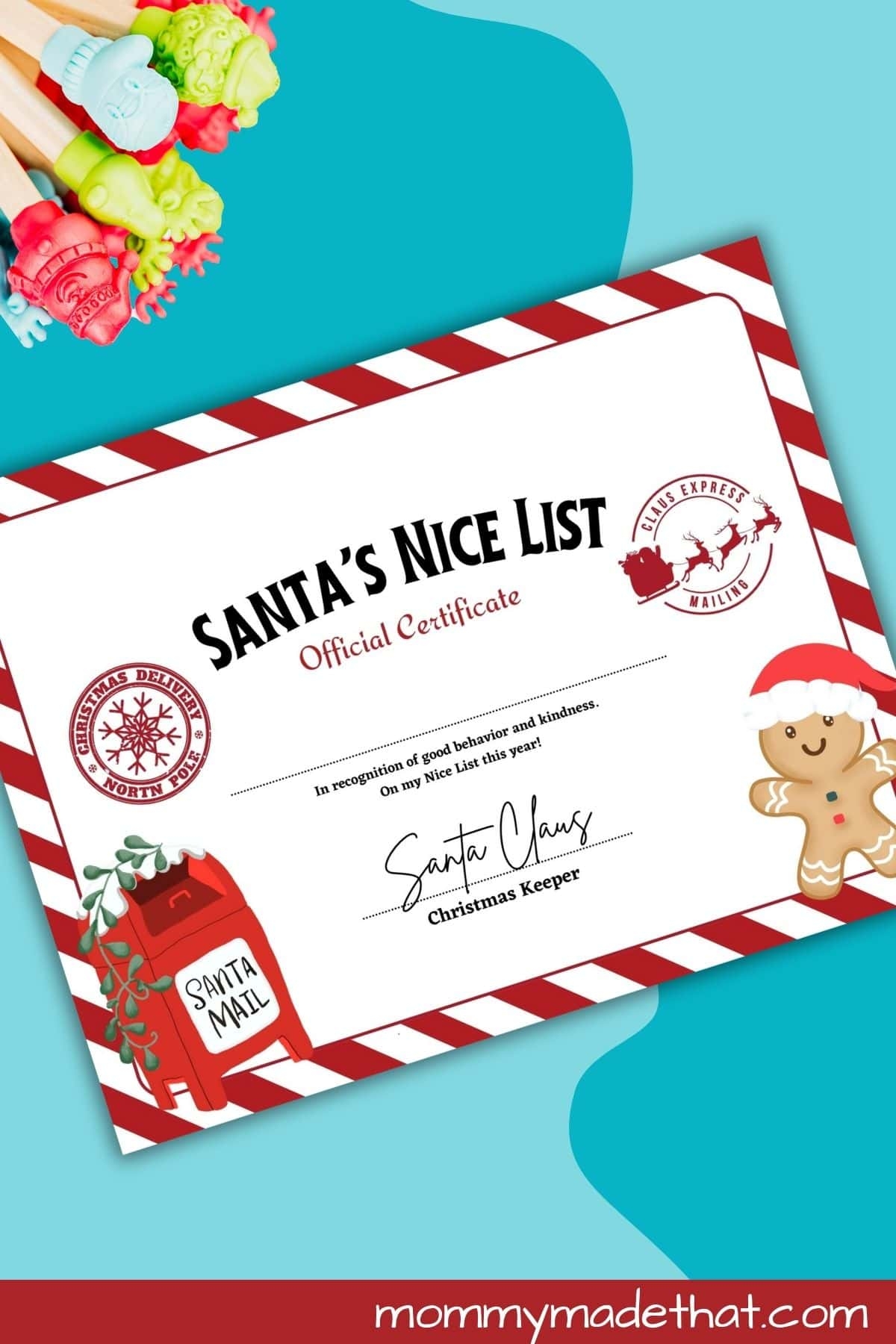Make Their Day Magical With A Free Printable Nice List Certificate 