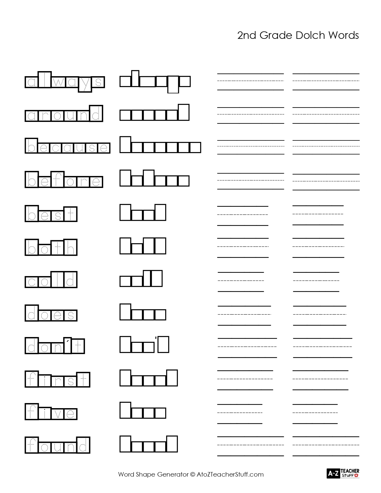 create spelling worksheets