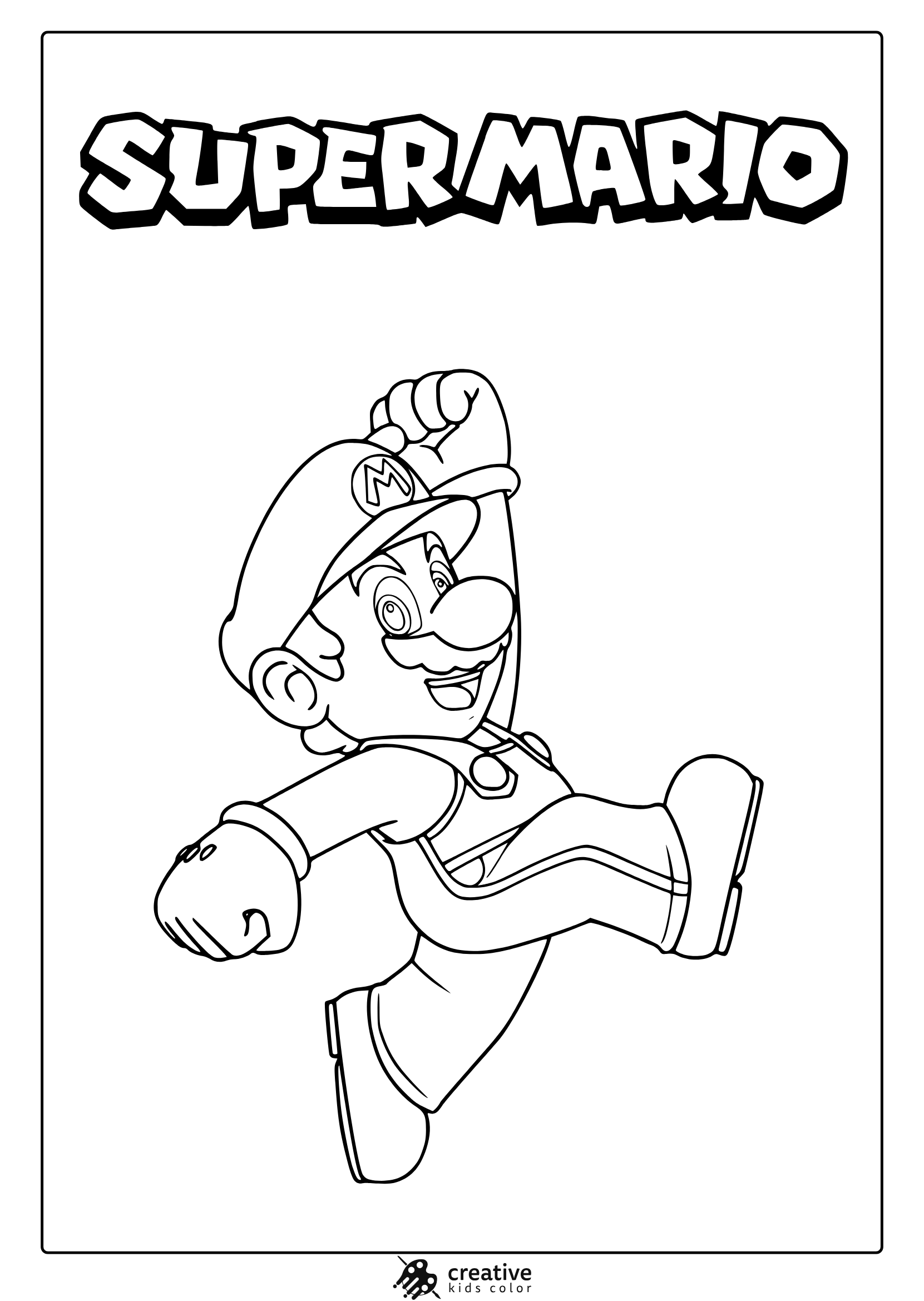 coloring pages mario odyssey