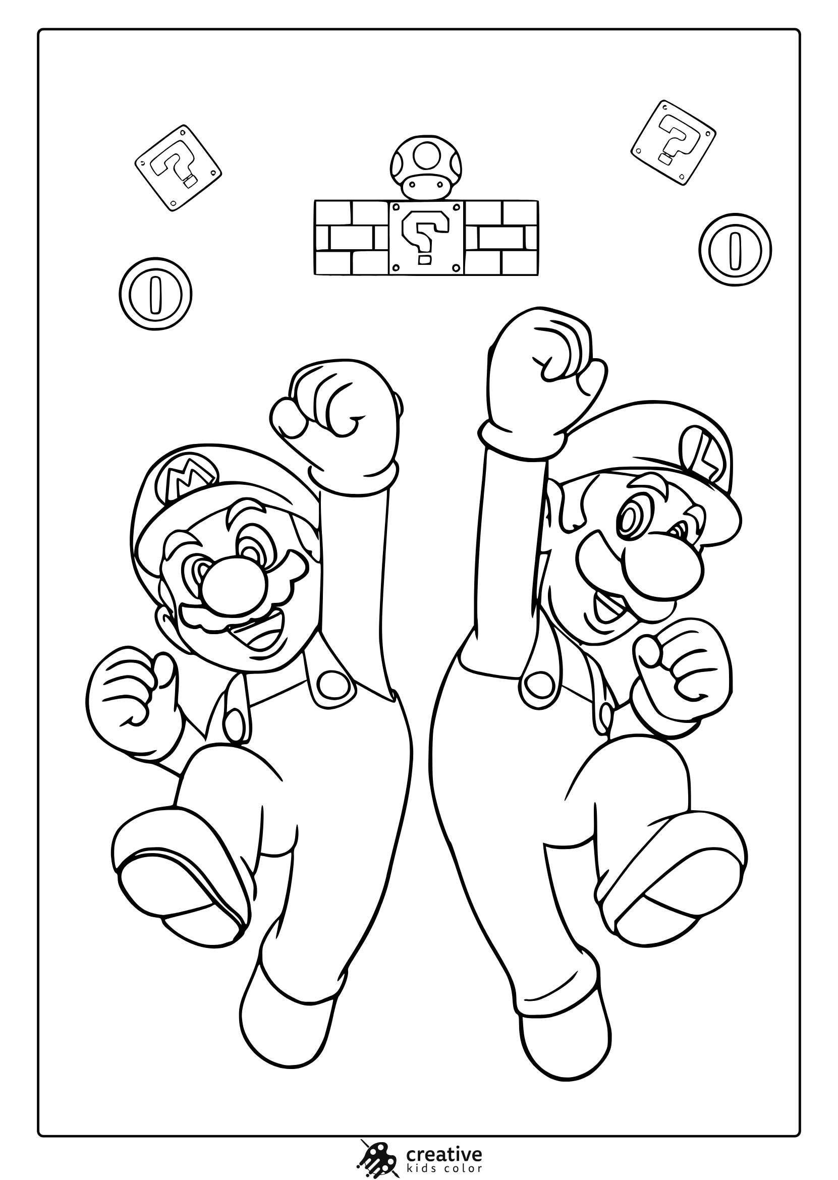 Mario Coloring Pages 25 Free Printable PDF 