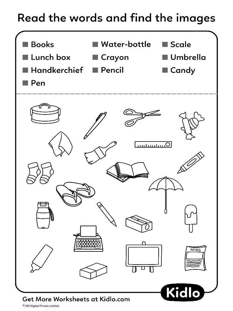 match word to picture