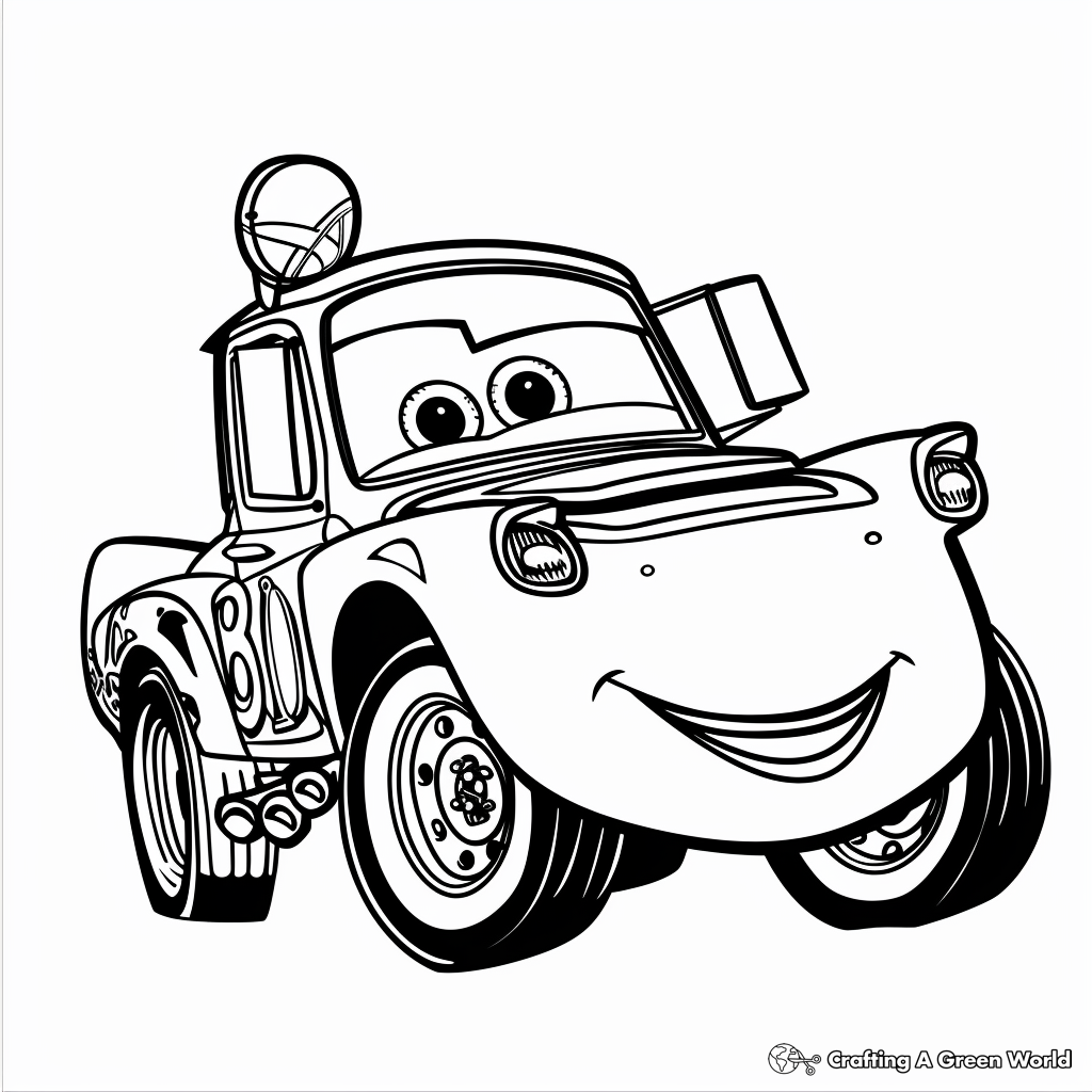 Mater Coloring Pages Free Printable 