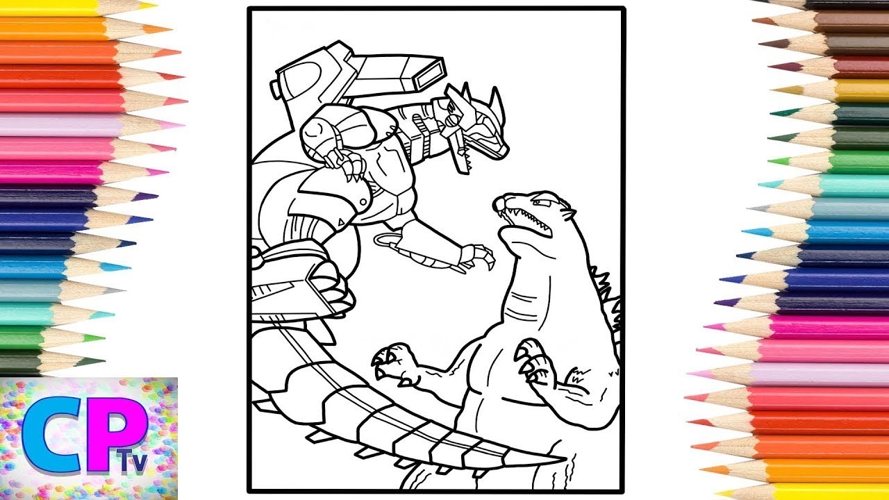 Mechagodzilla Fights Godzilla Coloring Pages Marin Hoxha Caravn Eternal NCS Release YouTube