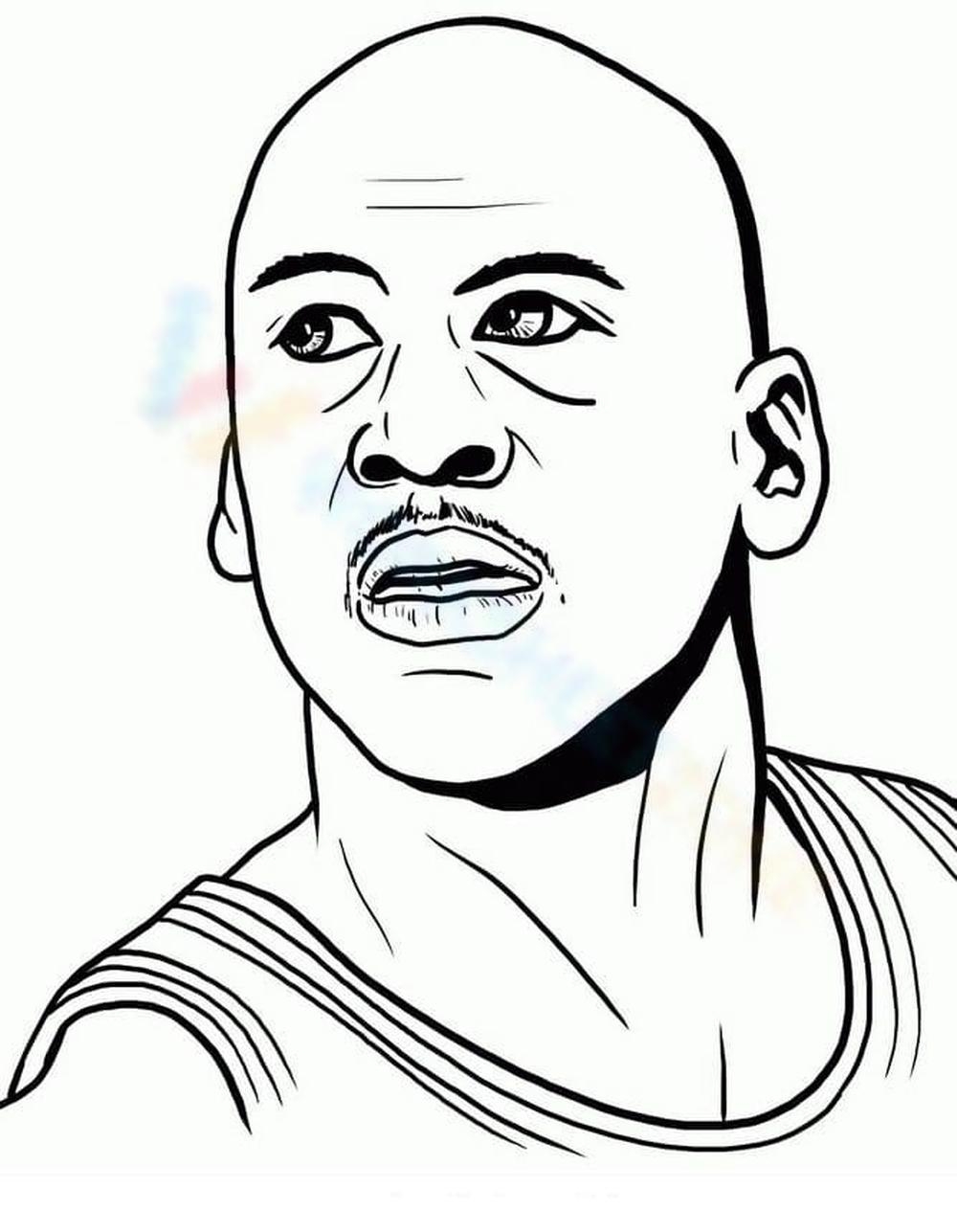 Michael Jordan Color Pages Printables PDF 