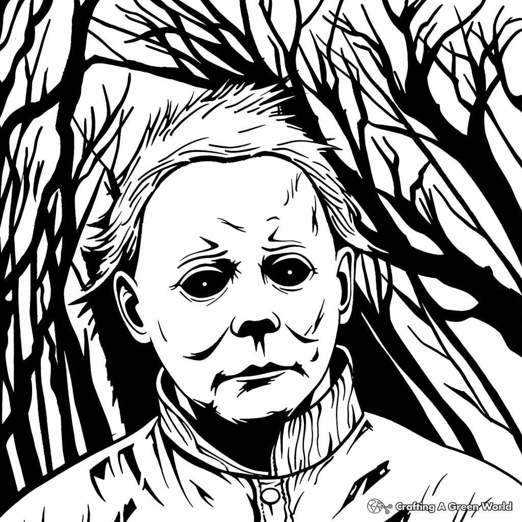 Michael Myers Coloring Pages Free Printable 