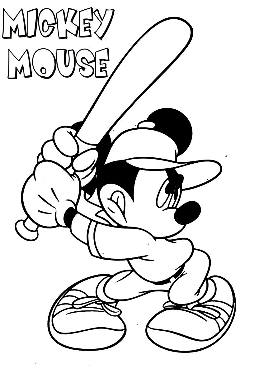 mickey mouse coloring book printable