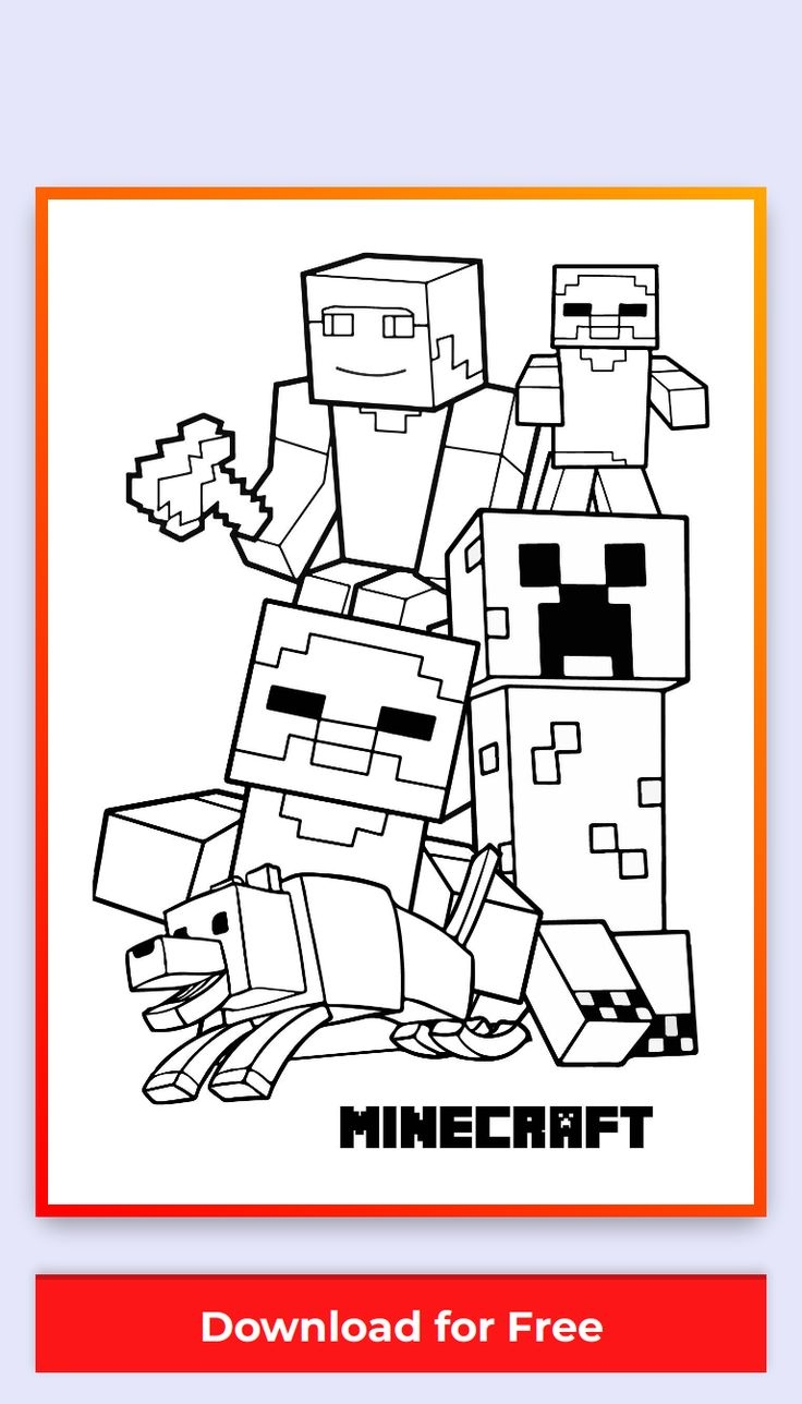 Minecraft Coloring Pages 10 FREE Printable PDFs 