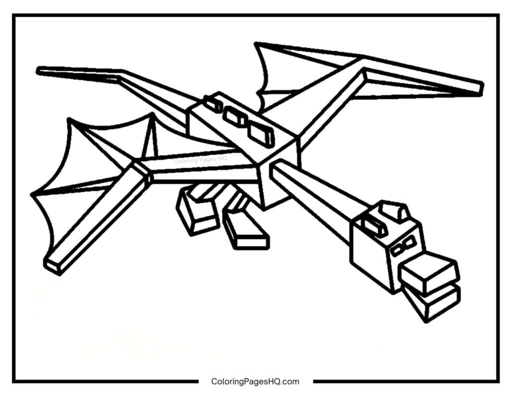 free colouring pages minecraft