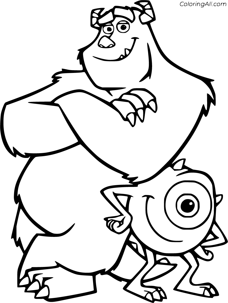 Monsters Inc Coloring Pages 44 Free Printables ColoringAll Monsters Inc Coloring Pages 44 Free Printables ColoringAll