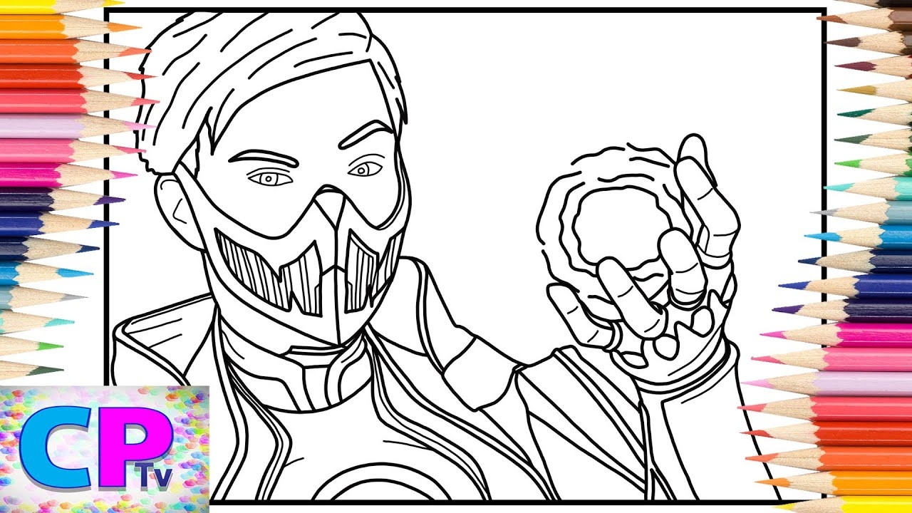 Mortal Kombat Coloring Pages Frost From Mortal Kombat Stahl Dreams Rodsyk Energy COPYRIGHT FREE YouTube
