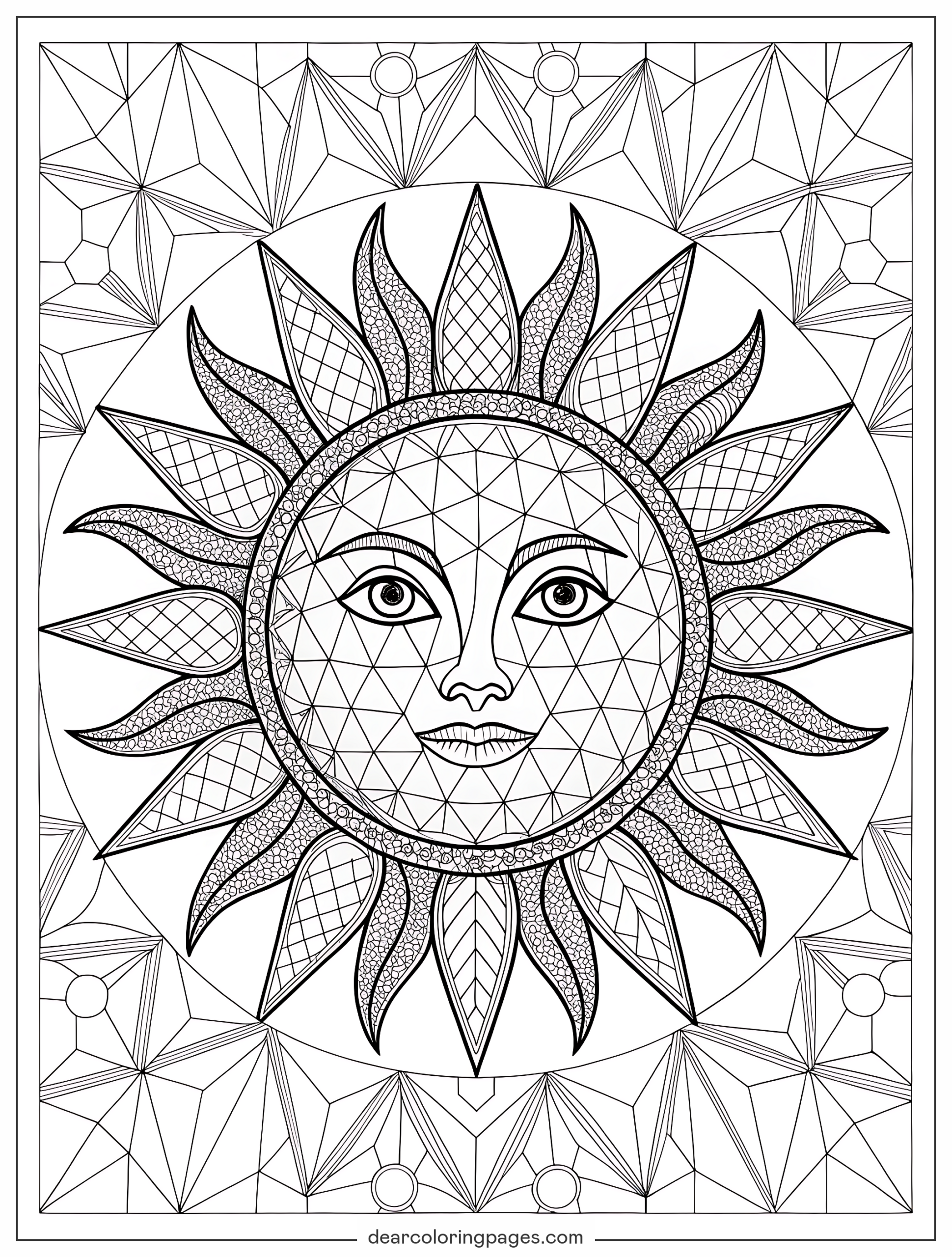 Mosaic Coloring Pages 16 Free Printable Coloring Pages