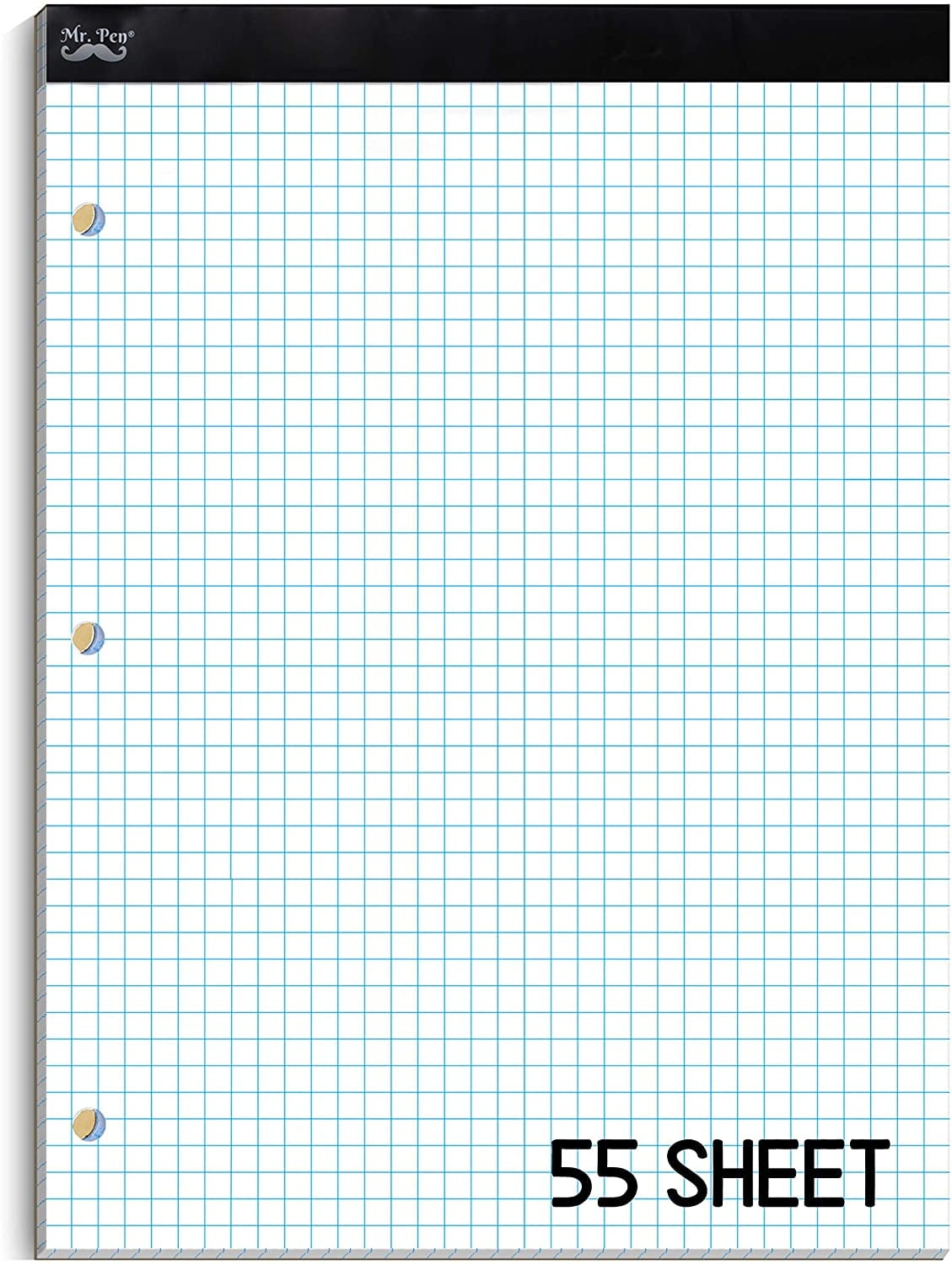 Mr Pen 4x4 Grid Graph Paper Notebook 8 5 x11 55 Sheets Writing Pad Walmart