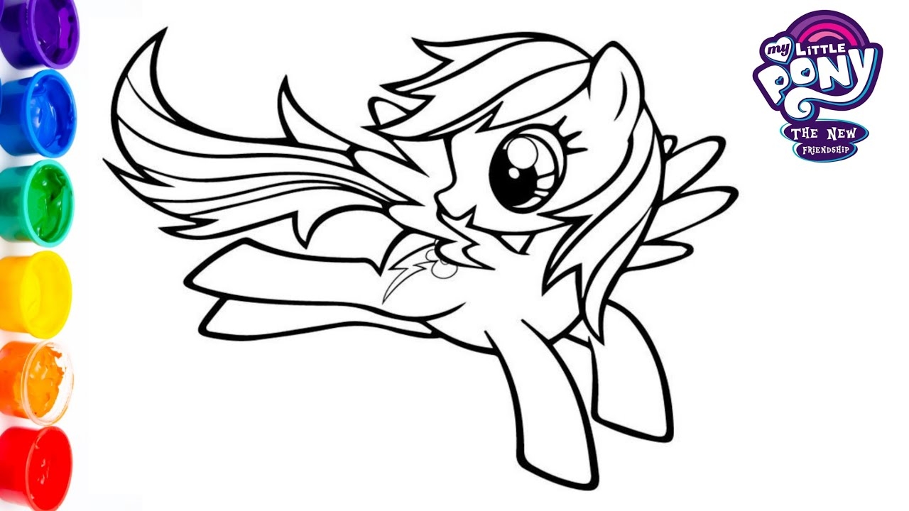 My Little Pony Rainbow Dash Coloring my Little Pony Coloring Page YouTube My Little Pony Rainbow Dash Coloring my Little Pony Coloring Page YouTube
