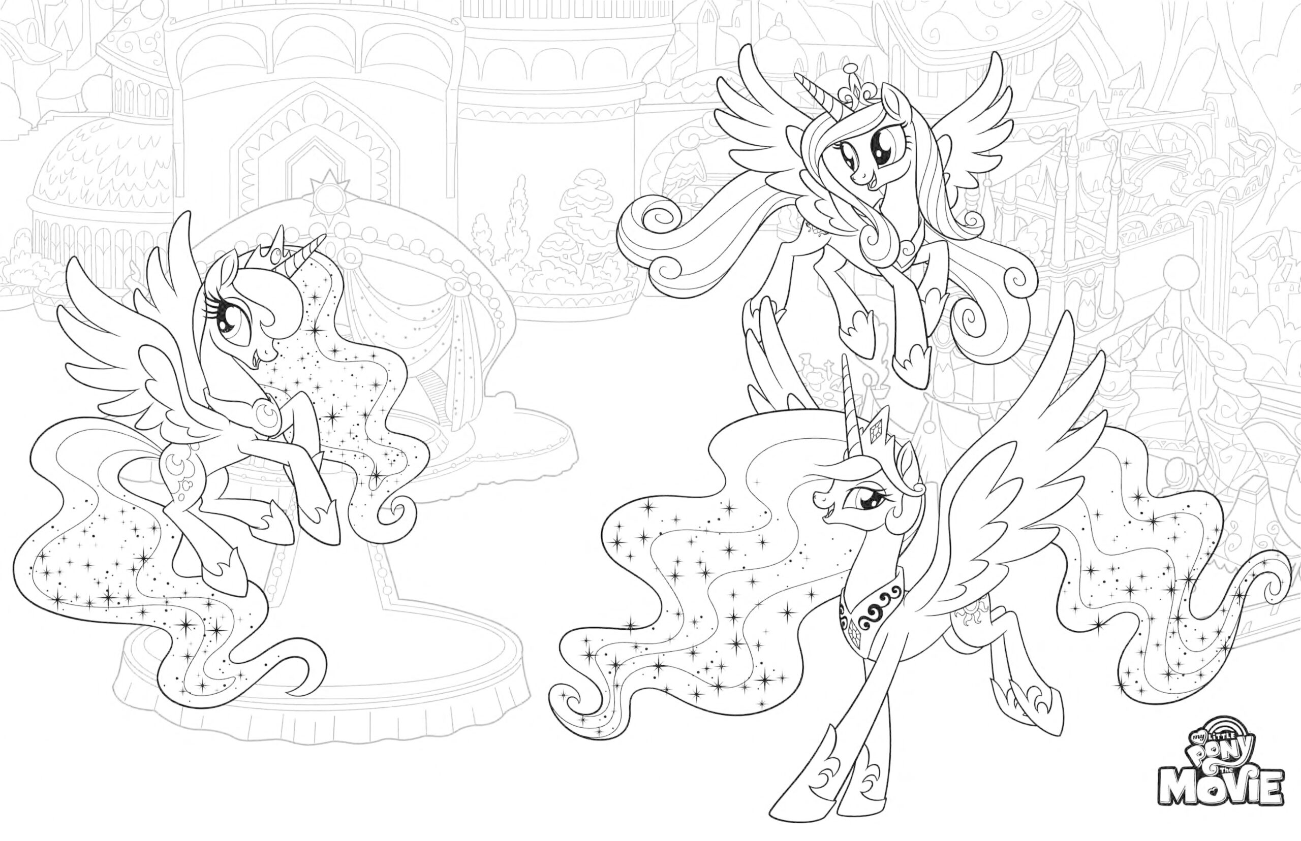 my little pony coloring pages princess luna