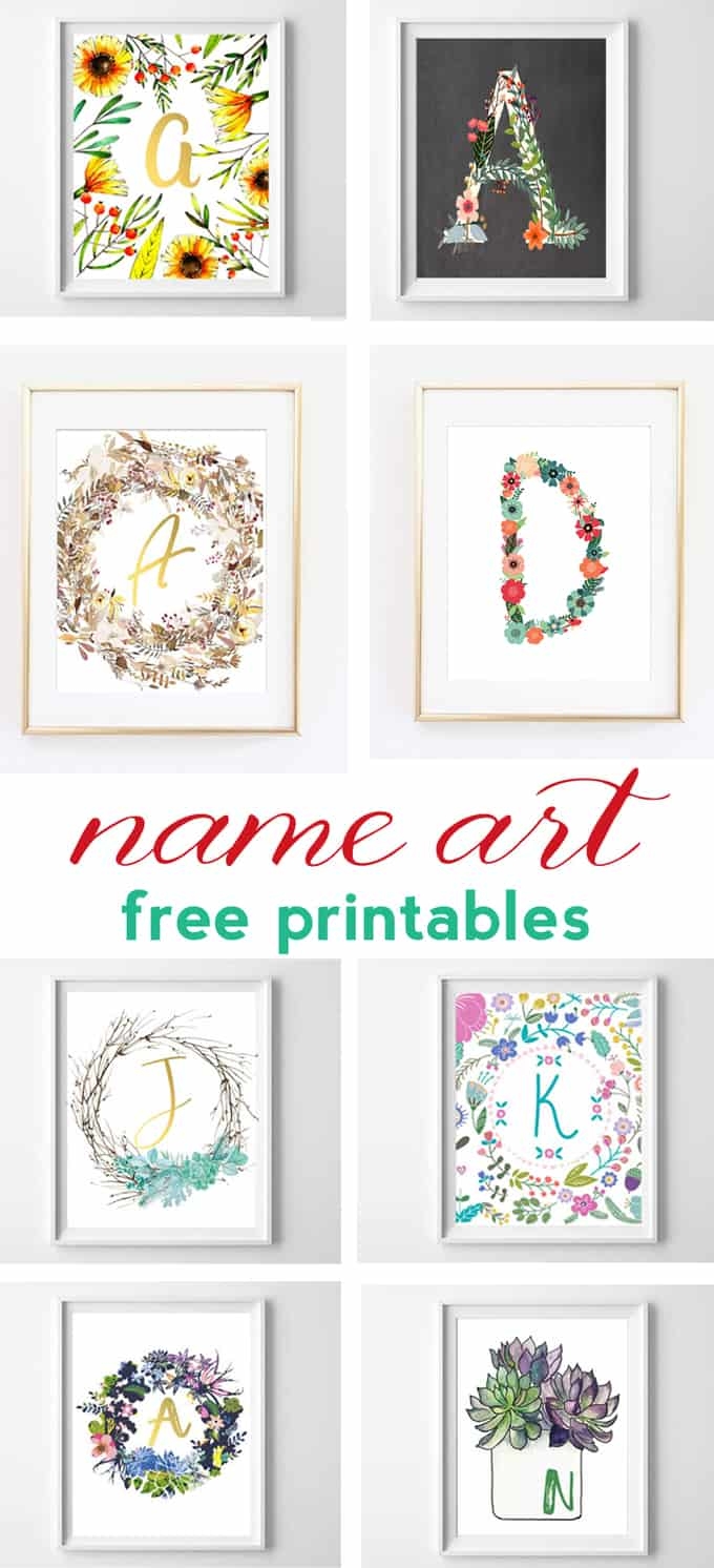 printable names free