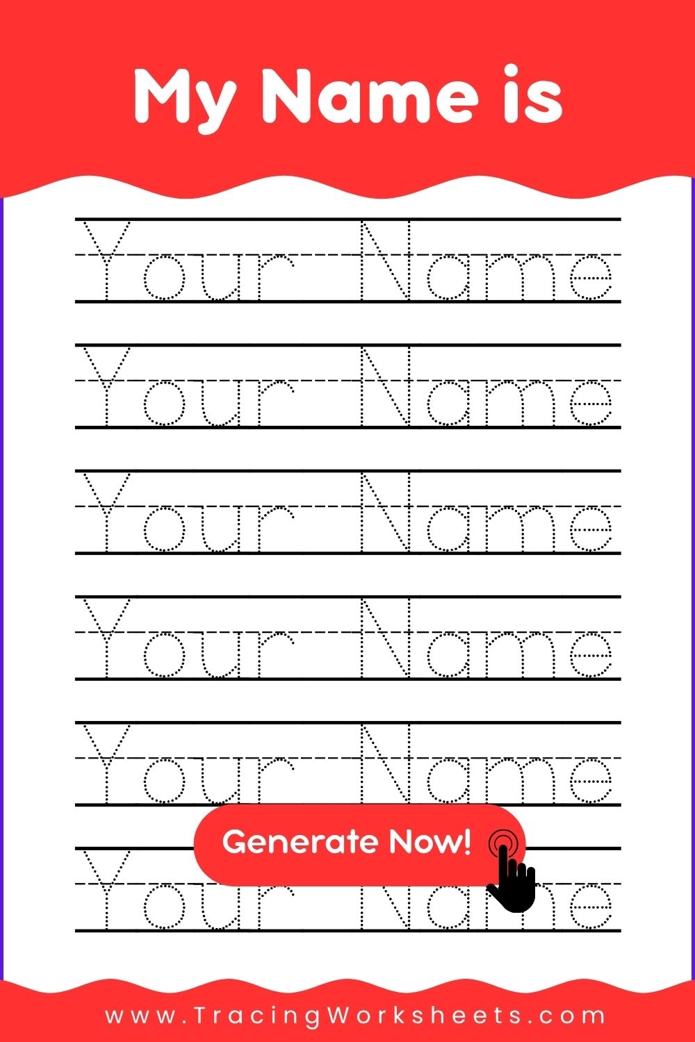 Name Tracing Worksheets Generate Download Unlimited Name Tracing Worksheets Generate Download Unlimited