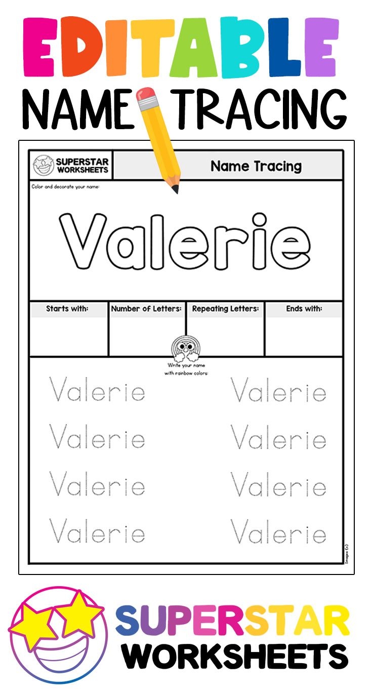 Name Tracing Worksheets