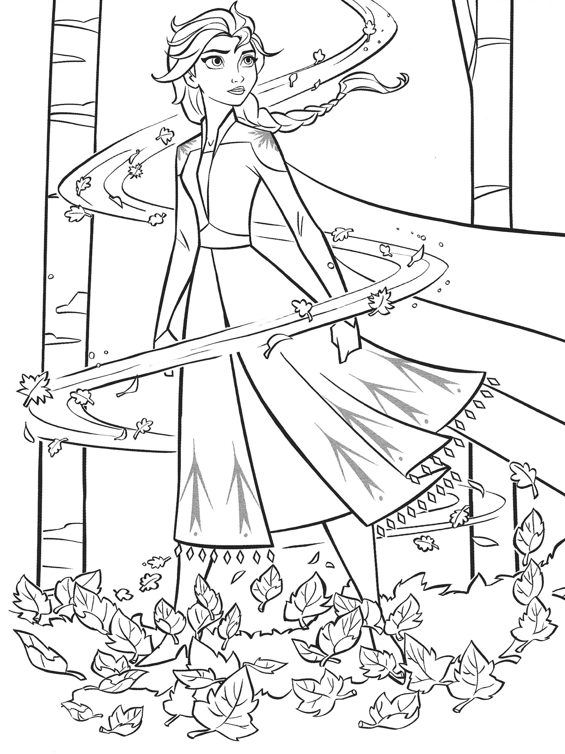 New Frozen 2 Coloring Pages With Elsa YouLoveIt New Frozen 2 Coloring Pages With Elsa YouLoveIt