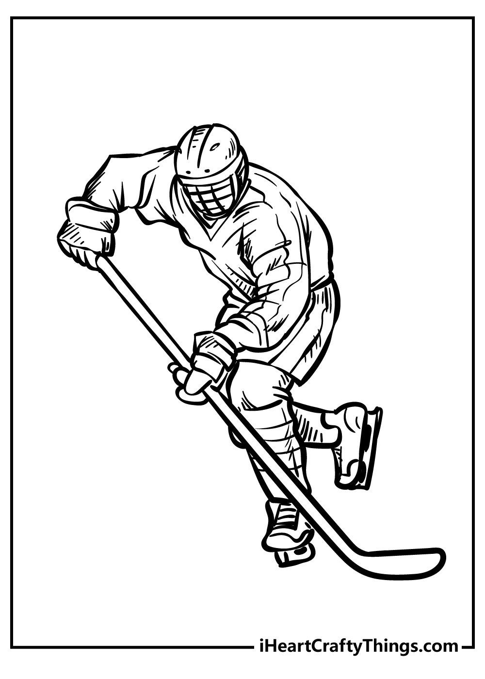 NHL Ice Hockey Coloring Pages 30 Free Printables 