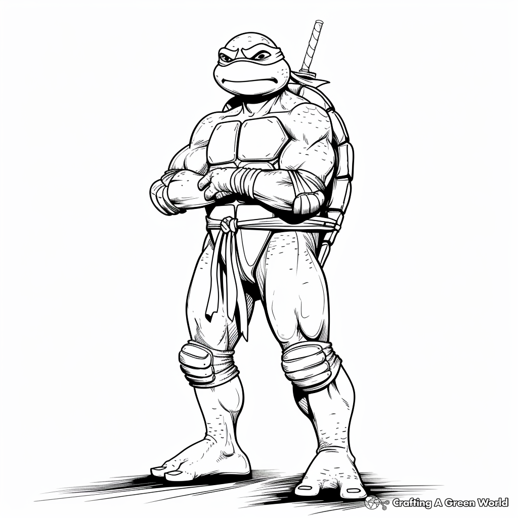 Ninja Turtles Coloring Pages Free Printable 
