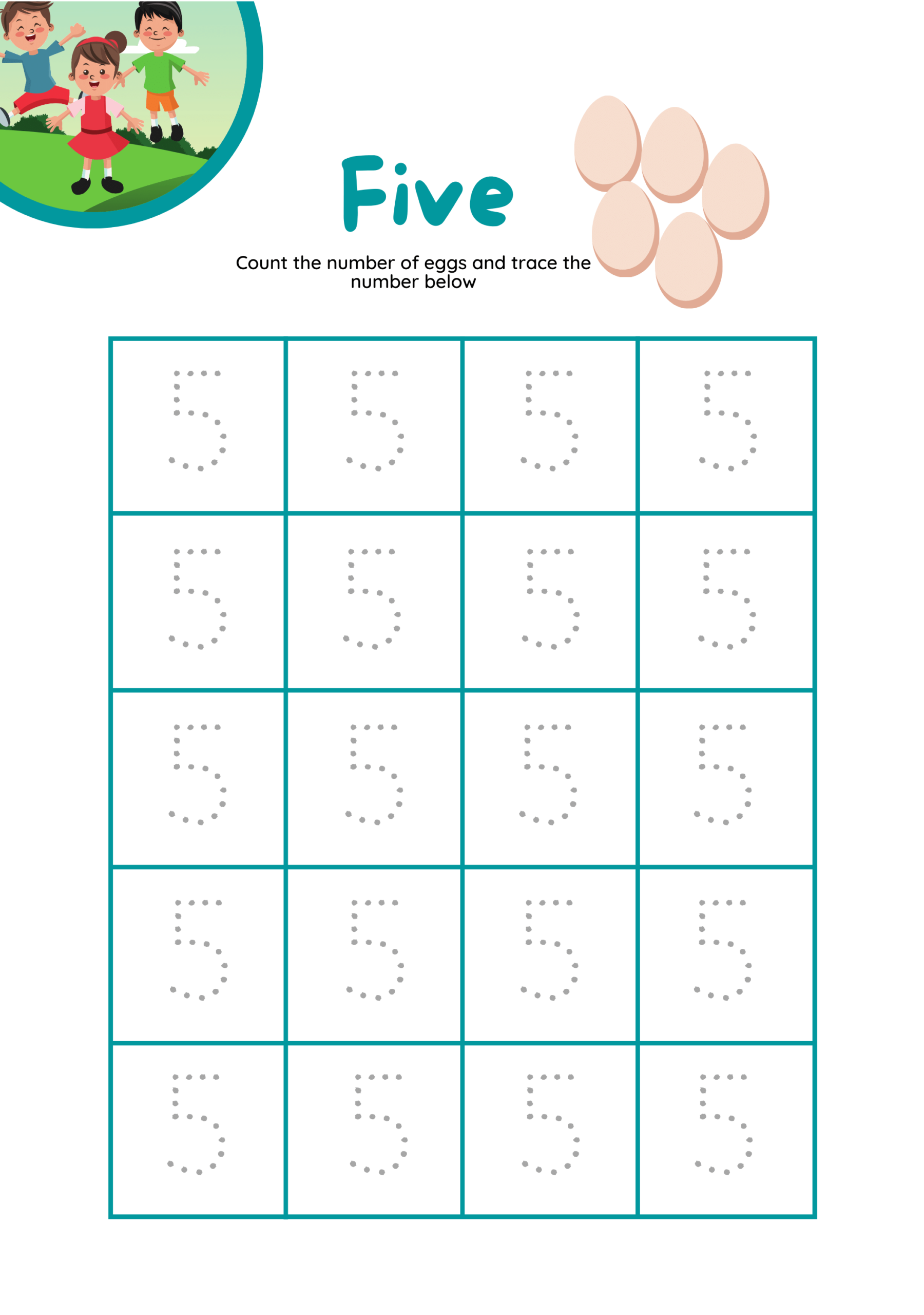 Number 5 Tracing Worksheet Pdf Number 5 Tracing Worksheet Pdf