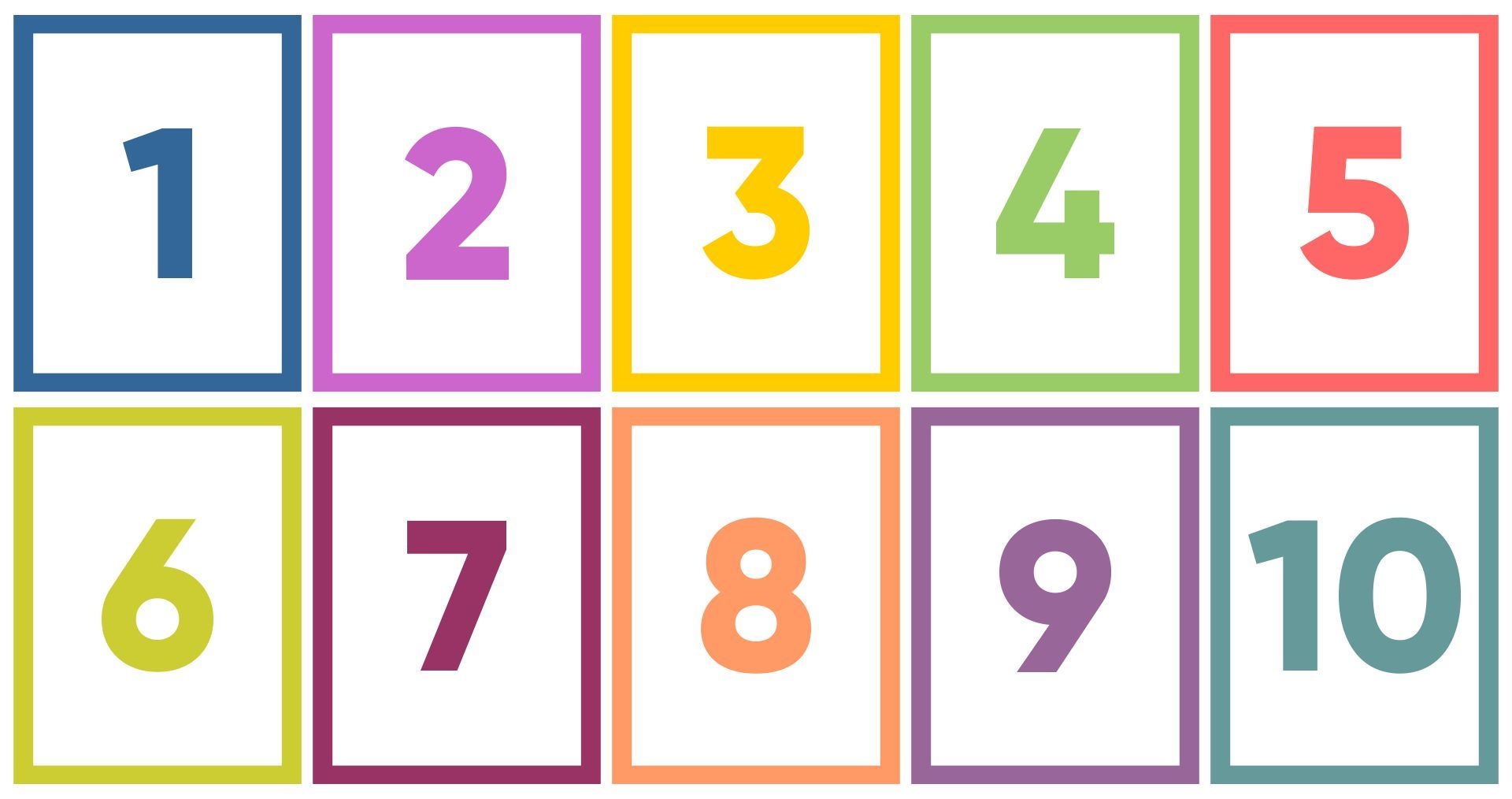 Number Card 1 10 10 Free PDF Printables Printablee Number Card 1 10 10 Free PDF Printables Printablee