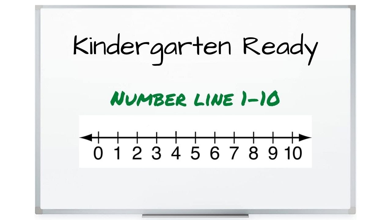 Number Line 1 10 Kindergarten Ready YouTube Number Line 1 10 Kindergarten Ready YouTube