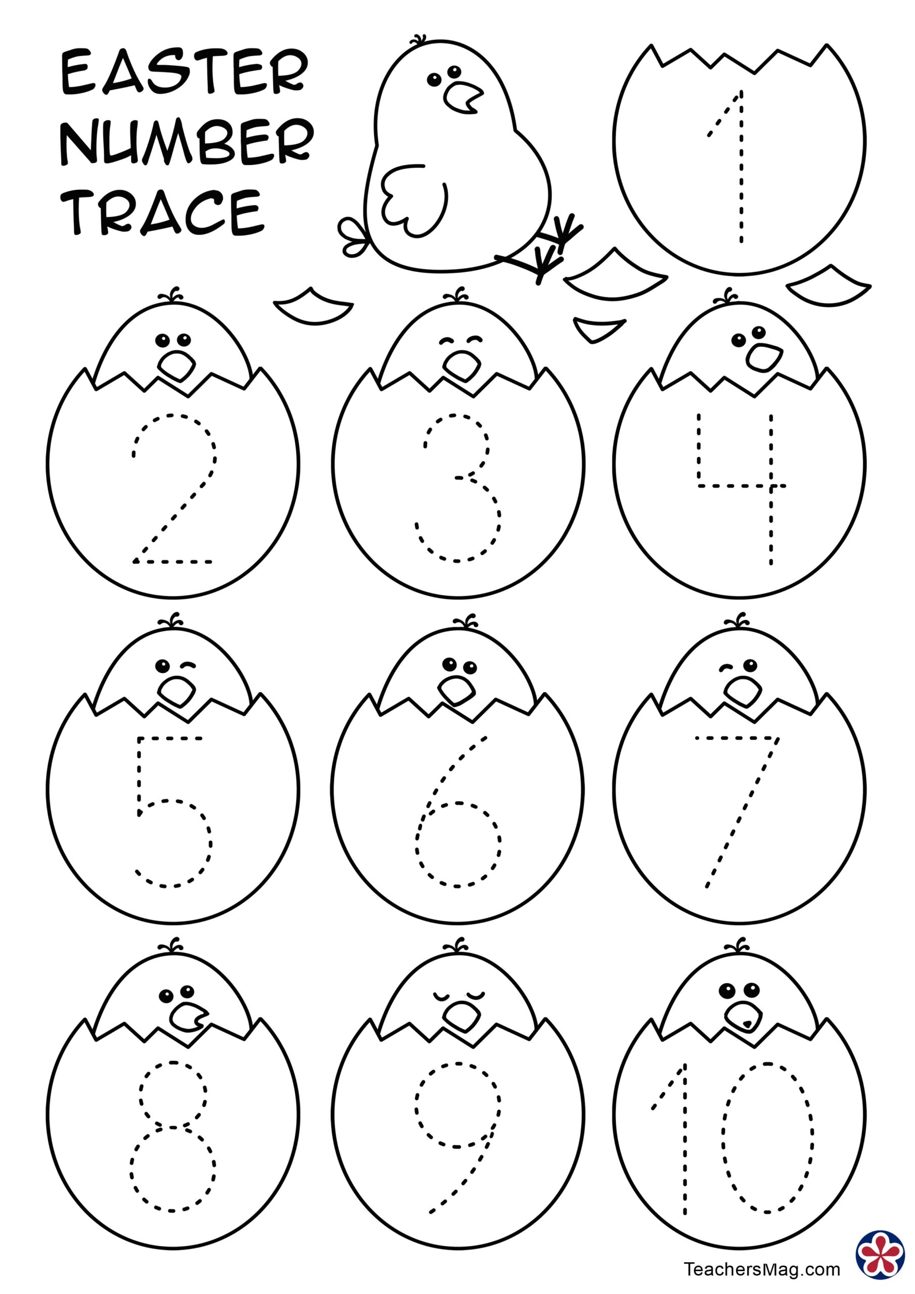 number tracing worksheets