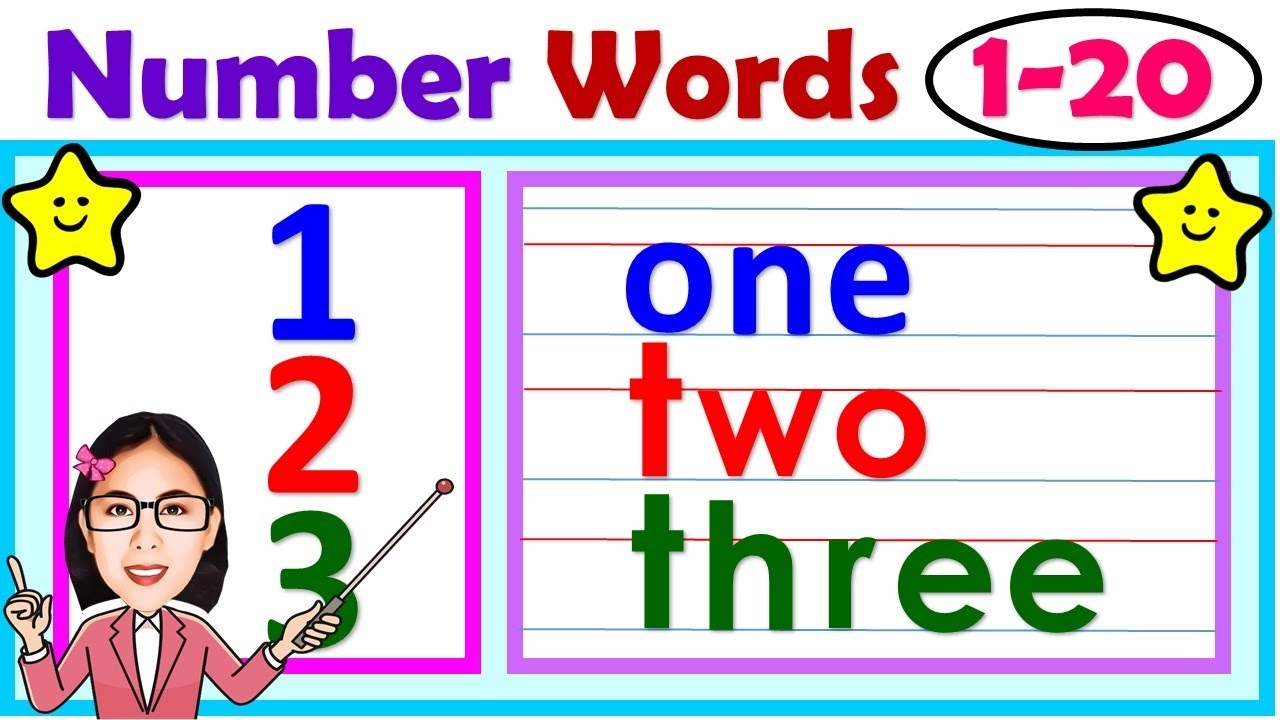 Number Words Spelling Learn The Number Words 1 20 Lesson For Kids YouTube Number Words Spelling Learn The Number Words 1 20 Lesson For Kids YouTube