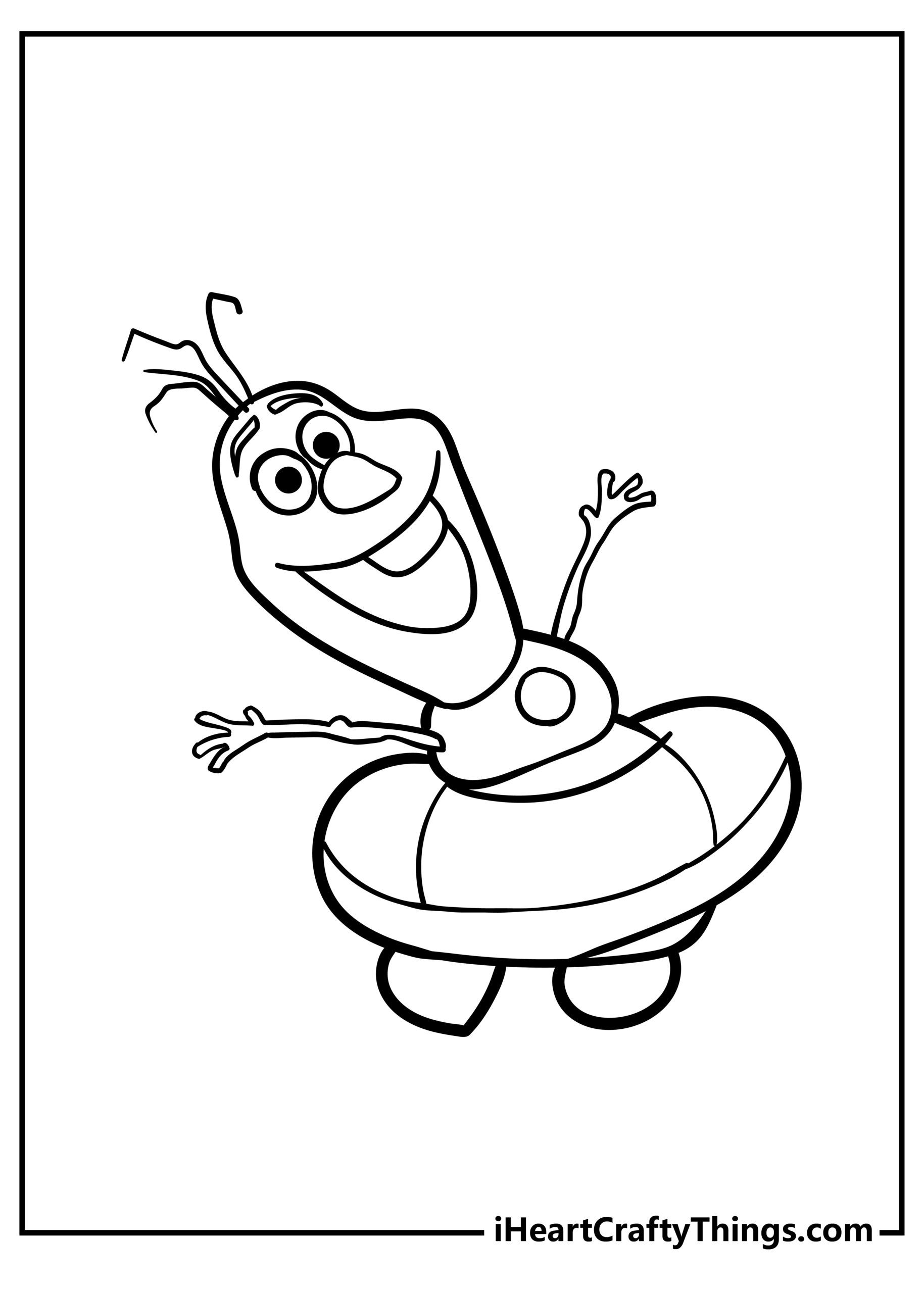 Olaf Coloring Pages Printables 